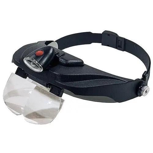 Лупа бинокулярная Magnifier 81001-F LED 1,2 x/3,5 x Белый (3-9-30-026)