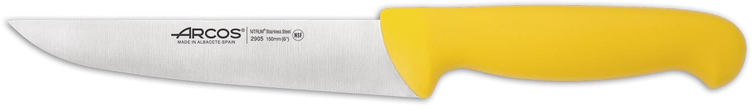Нож поварской Arcos 150 мм Желтый (290500)