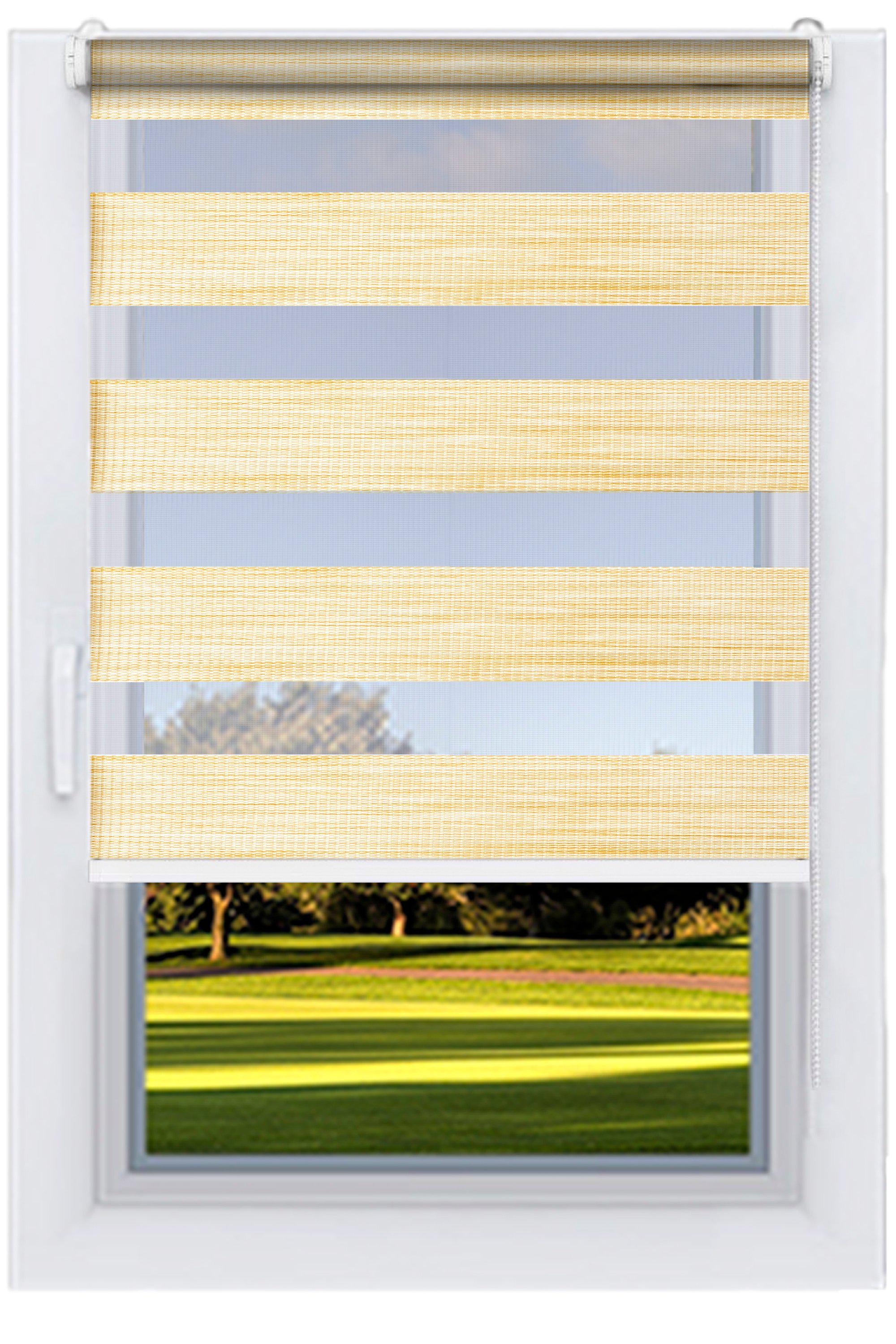 Ролета тканевая Decolux 132,5х200 см ZW Ясень Стандарт 25