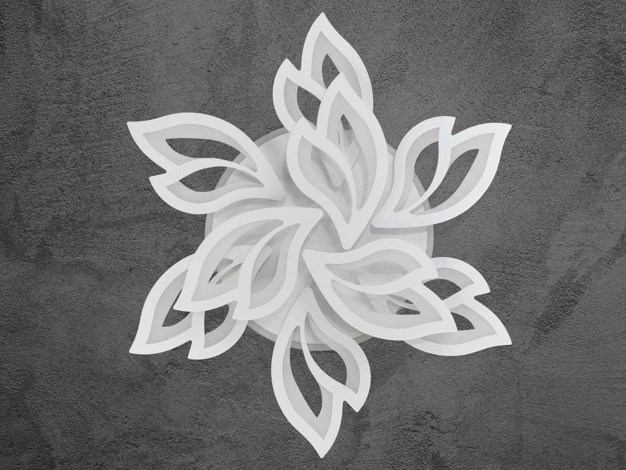 Люстра LED в гостиную с пультом 8165-6+3WH-LS 140 W на 20 м2 Белый (2437060107) - фото 10