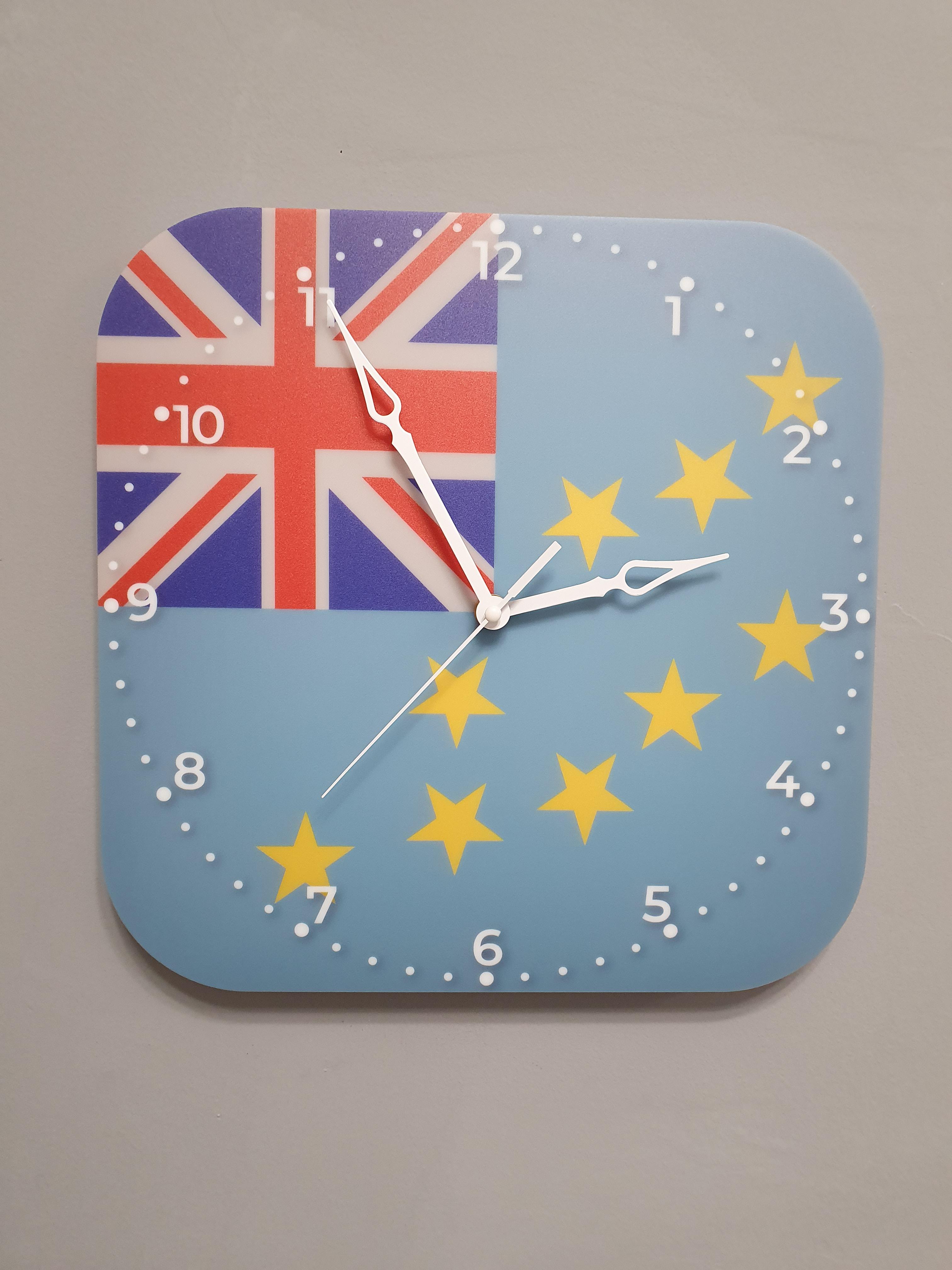 Часы настенные флаг Тувалу (3812)