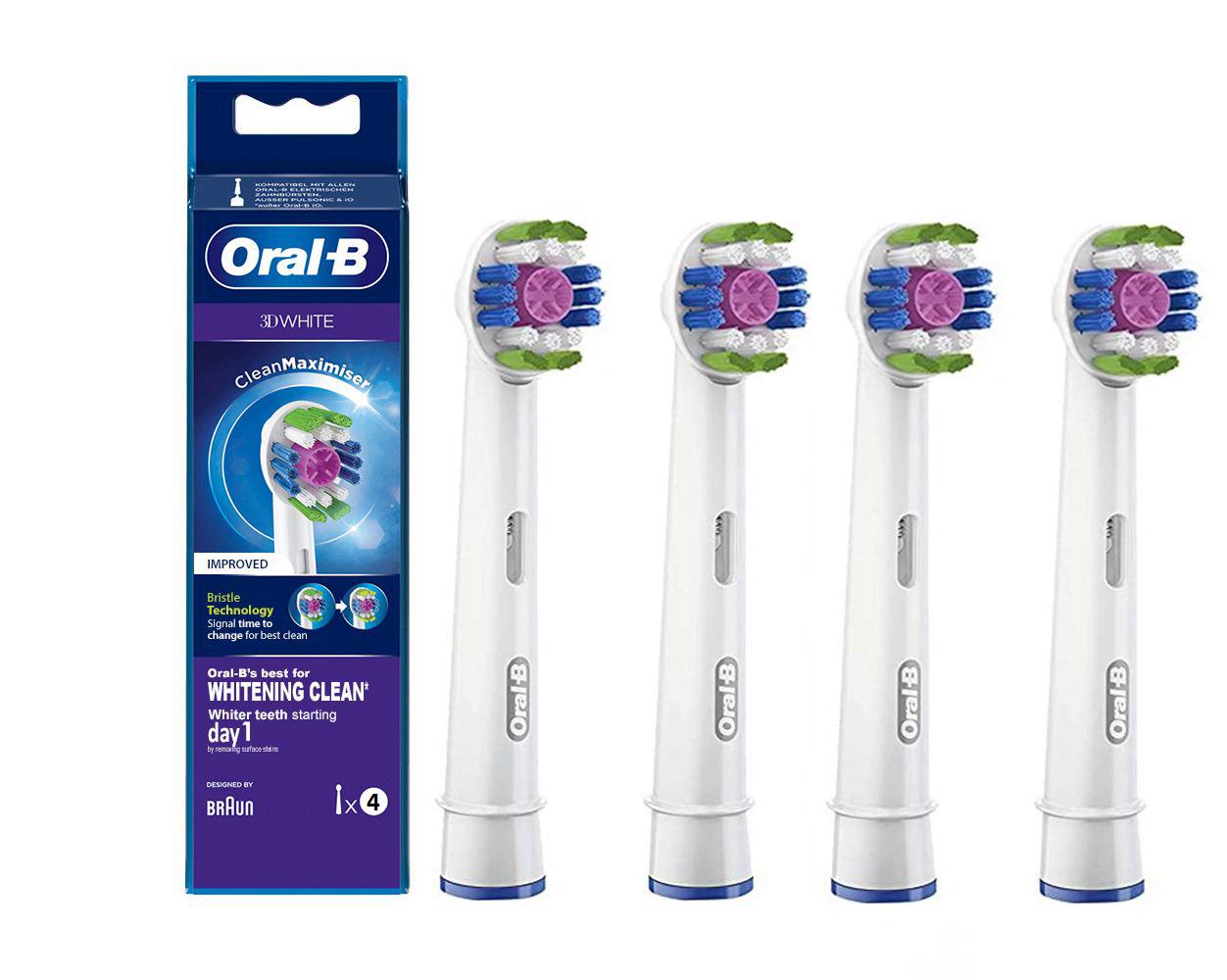 Насадка для электрической зубной щетки Oral-B 3D 4 шт. White