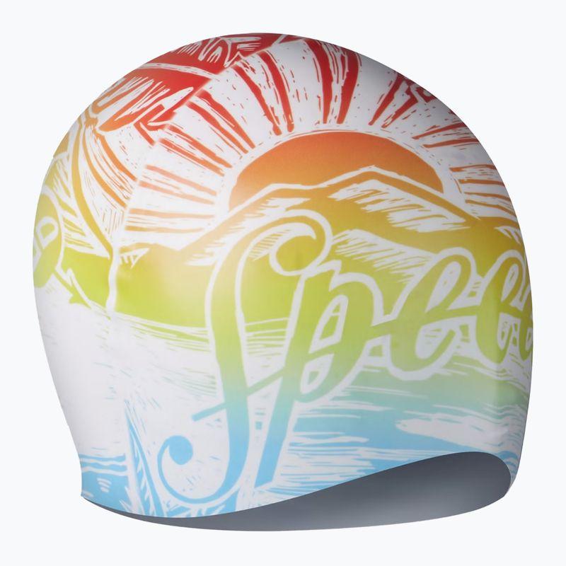 Шапка для плавания Speedo SLOGAN PRT CAP AU/AF/AM One Size Разноцветный (8-0838517394)