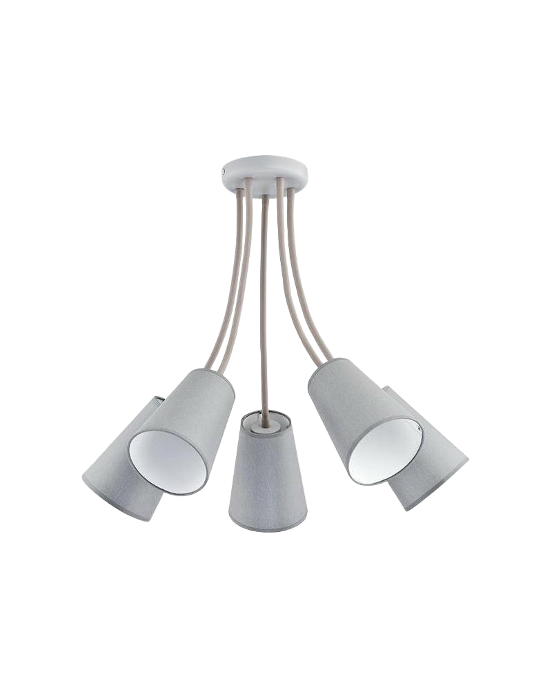 Люстра припотолочная TK Lighting 2101 Wire Gray