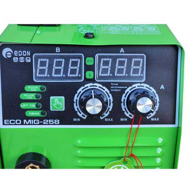 Зварювальний напівавтомат EDON ECO MIG 258 (30104714) - фото 4 Зварювальний напівавтомат EDON ECO MIG 258 (30104714) - фото 4