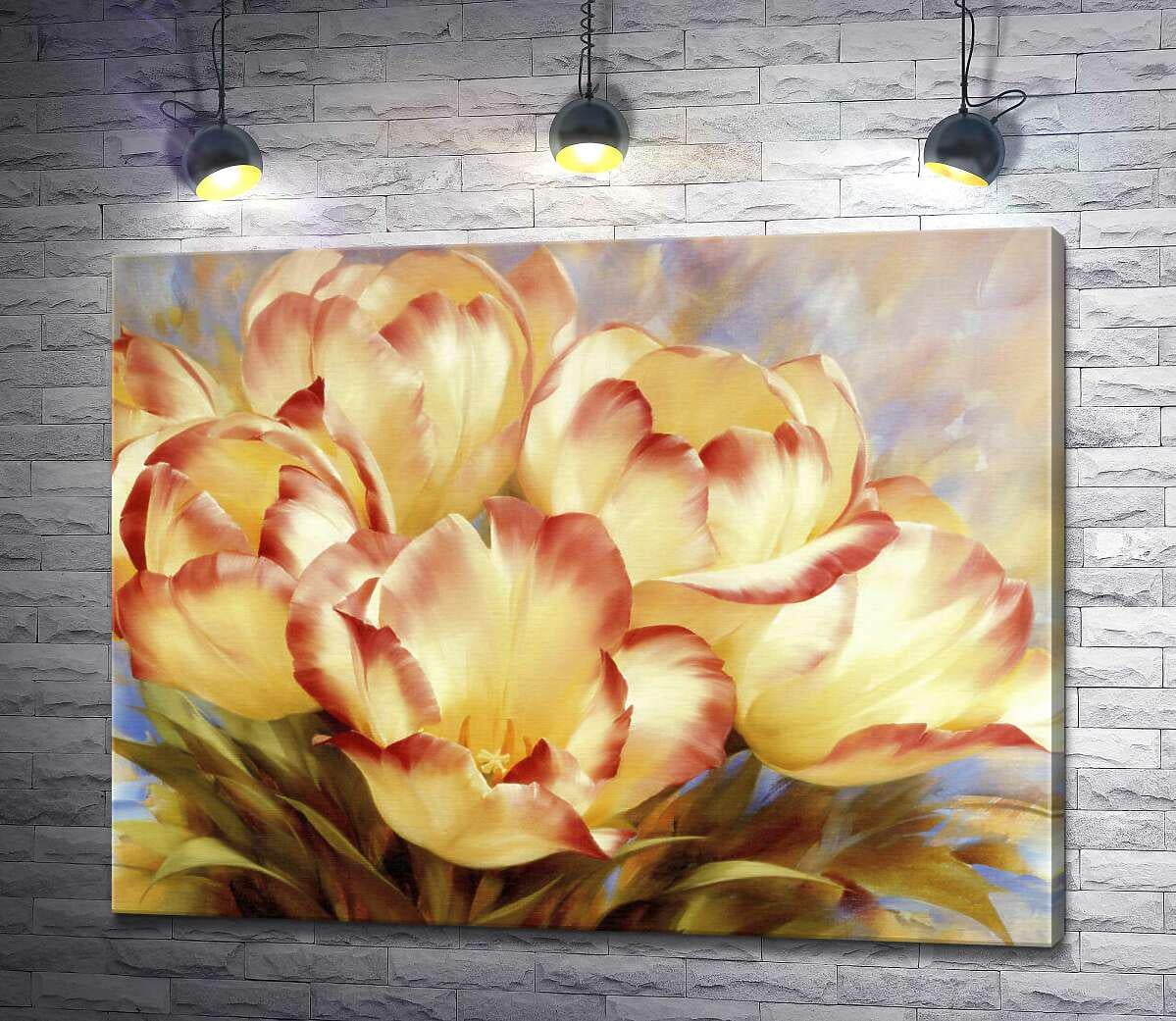 Картина ArtPoster Кудрявые тюльпаны – Игорь Левашов (Igor Levashov) 100x77 см Модуль №1 (000672)