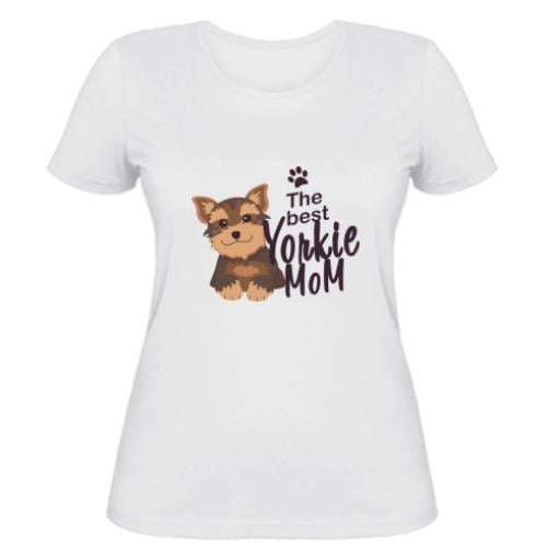 Футболка женская The best Yorkie mom XS Белый (16328025-1-196676-XS)