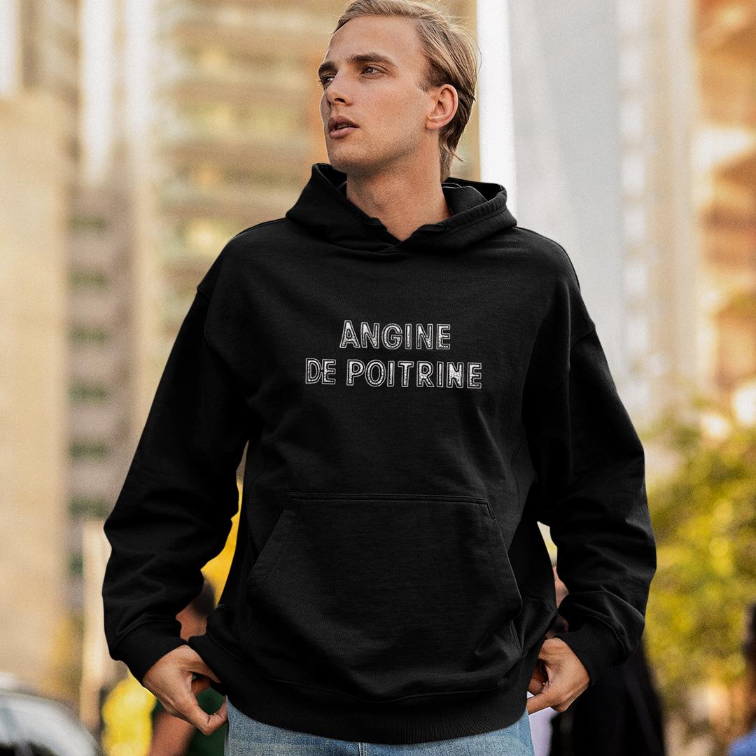 Худі флісовий унісекс Angine de Poitrine Vol II 2XL Чорний (0000015654)