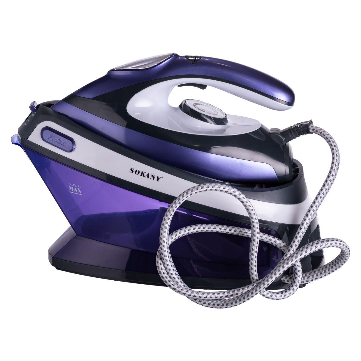 Праска парова Sokany SK-YD-2121 з парогенератором та резервуаром 1,5 л 2800 Вт (7421) - фото 7