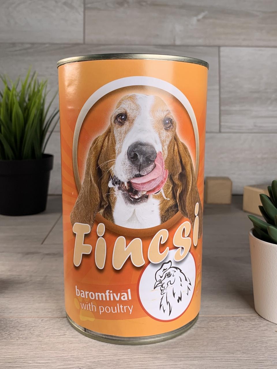 Корм консервированный для собак Fincsi Baromfival Курица 1,240 кг (1754340387) Корм консервированный для собак Fincsi Baromfival Курица 1,240 кг (1754340387)
