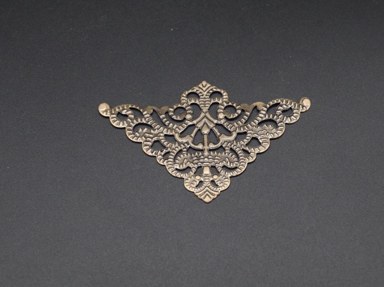 Уголок для мебели декоративный 56х56 мм Старая латунь (226048024)