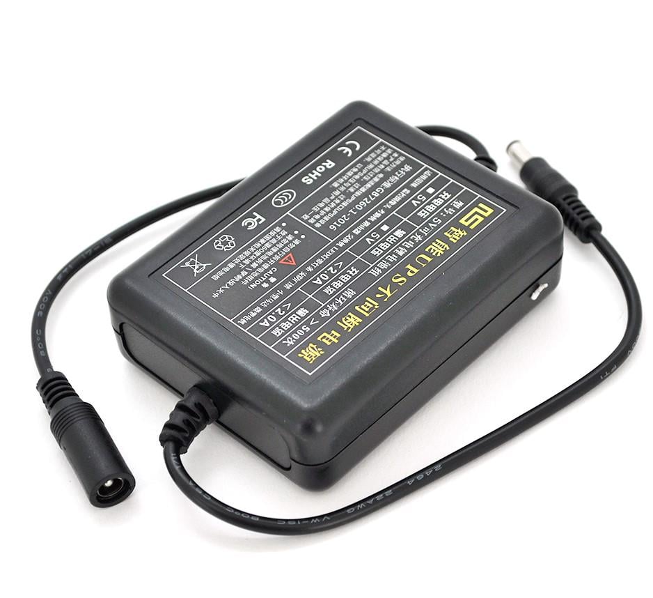 Источник бесперебойное питание VOLTRONIC DC 5V 2A элементы Li-ion 2 3,7 2200 mAh in out DC 5,5x2,5