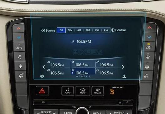 Защитное стекло Pixsel гибридное матовое для нижнего монитора Infiniti QX50 9" 2018
