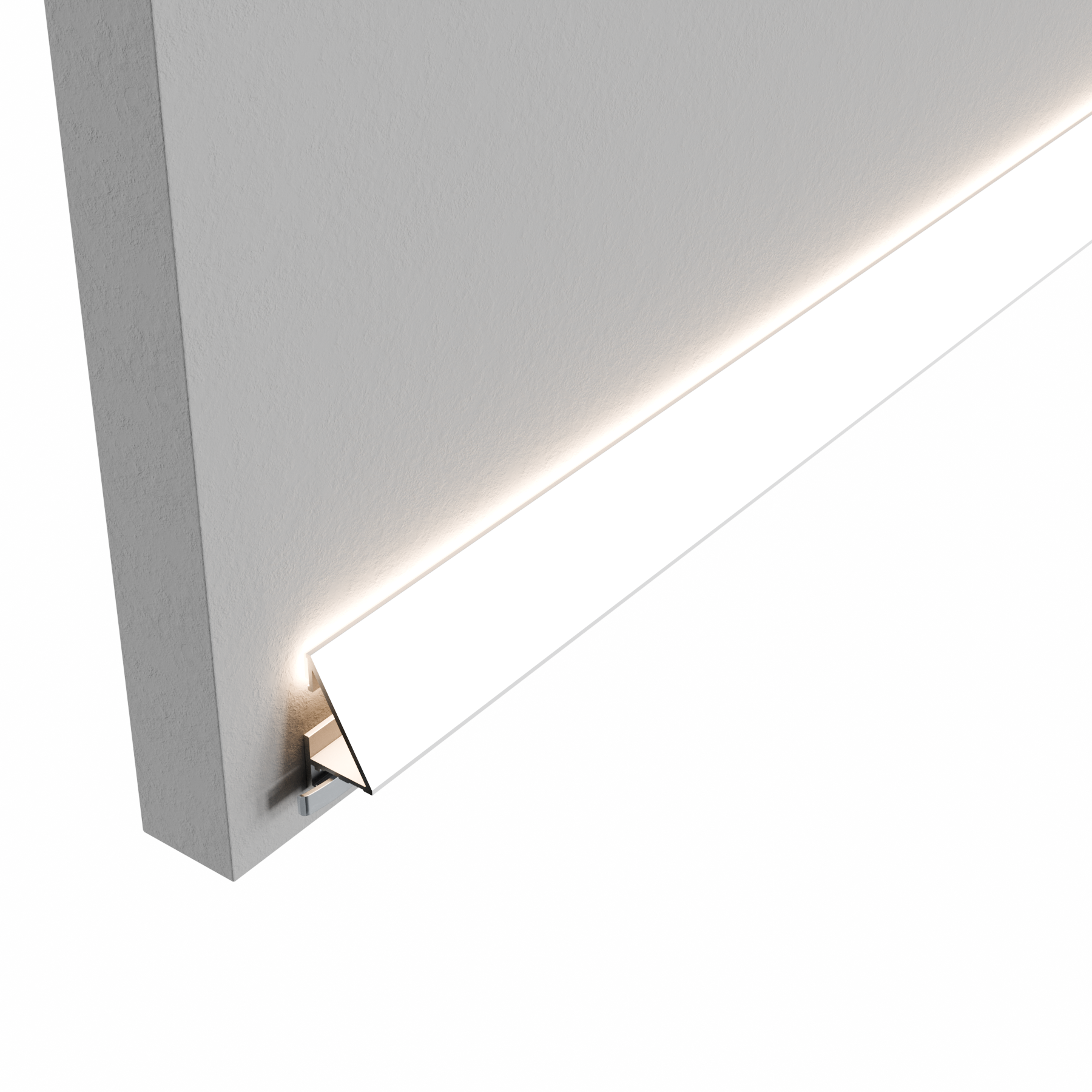 Микроплинтус алюминиевый Thinline MPV-302S под LED 25 мм 2600 мм Серебряный (24363912) - фото 8 Микроплинтус алюминиевый Thinline MPV-302S под LED 25 мм 2600 мм Серебряный (24363912) - фото 8