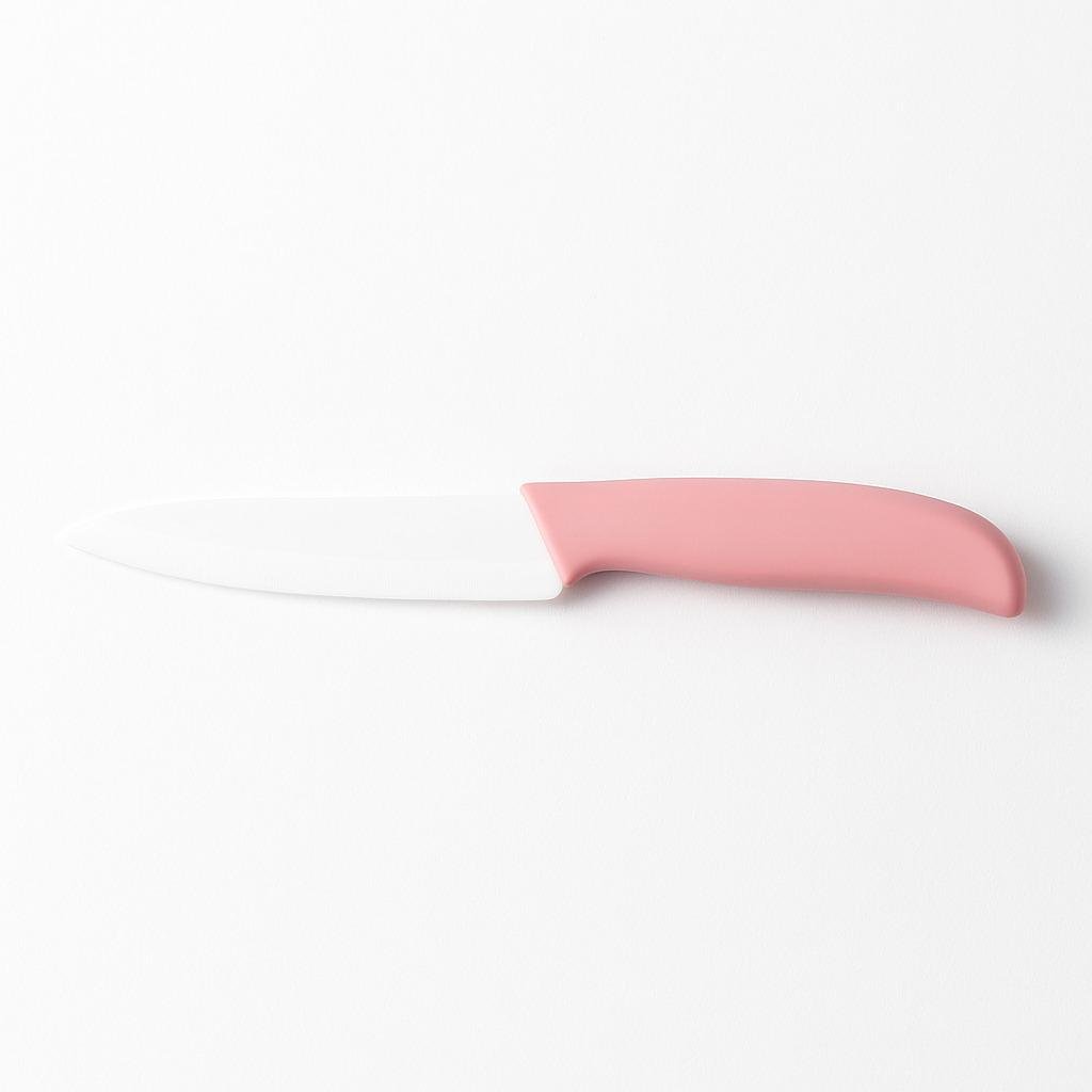 Кухонный нож керамический Stenson R92370-10 лезвие 10 см Розовый (b6fdfd78)