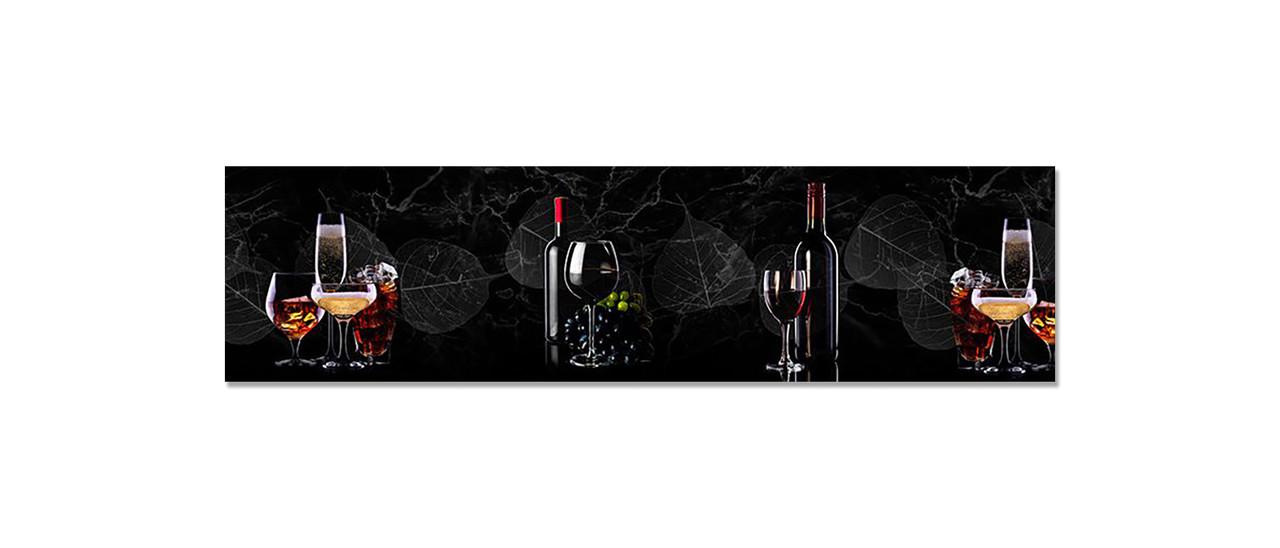 Наклейка виниловая на кухню Zatarga Благородные Напитки 650х2500 мм (1294193534)