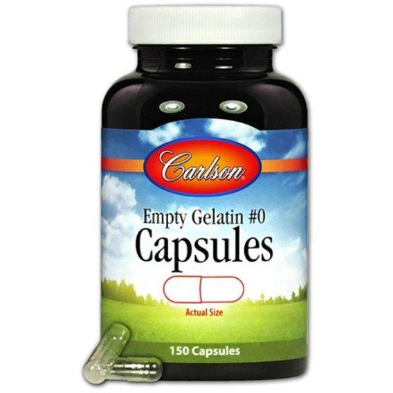 Порожні капсули Carlson Labs Empty Gelatin #0 Capsules 150 Caps (CAR-09420)