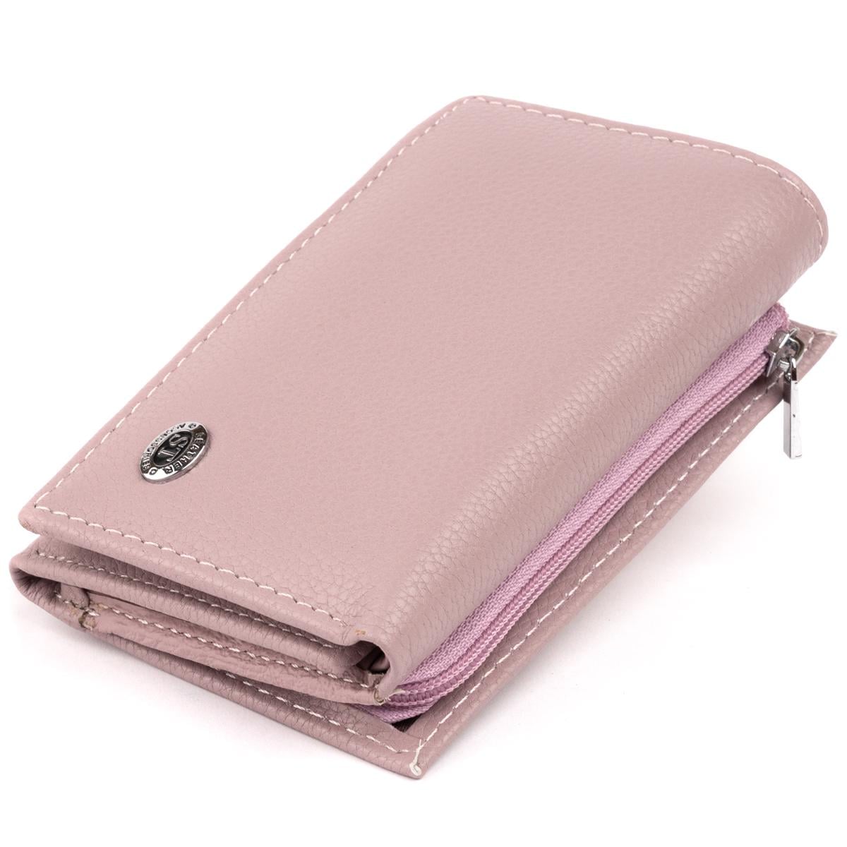 Портмоне ST Leather 19337 шкіра Бузковий