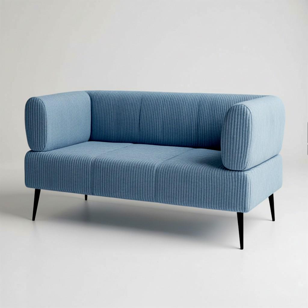 Диван офісний ТОБІ ШО Бенно-1 з підлокітниками 1200х720х750 мм велюр/вельвет Lotus 85/BLUE (gfjkgh78) Диван офісний ТОБІ ШО Бенно-1 з підлокітниками 1200х720х750 мм велюр/вельвет Lotus 85/BLUE (gfjkgh78)