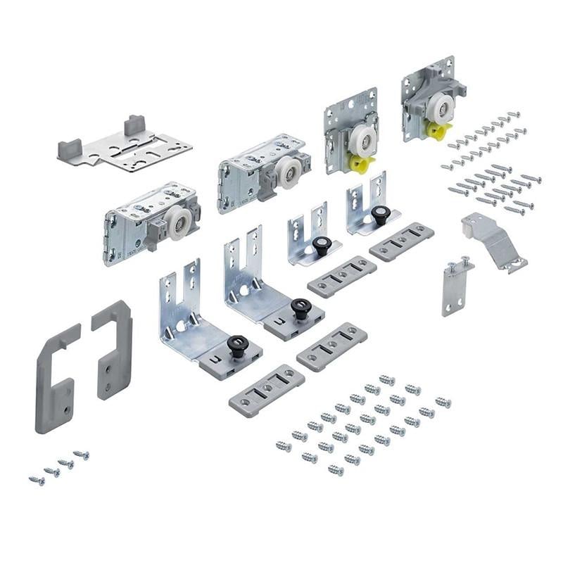 Комплект роликов Hettich TopLine L v2.0 для 2-дверного шкафа передняя дверь справа 18-30 мм (9242712)