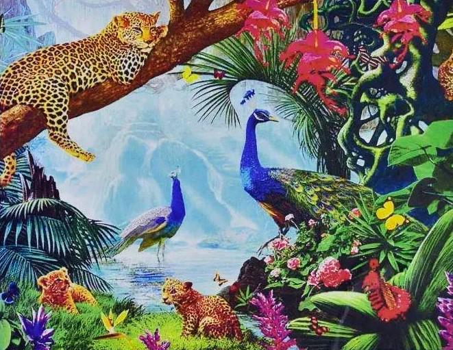 Алмазная мозаика TK Group Экзотический пейзаж 40х30 см (GB70884)