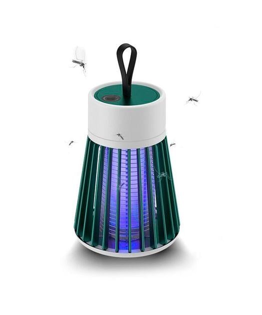 Лампа аккумуляторная от насекомых Mosquito killing Lamp с LED подсветкой и USB-зарядкой Зеленый (YG002)