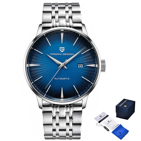 Наручные часы Pagani Design PD-2770 Silver/Blue Steel