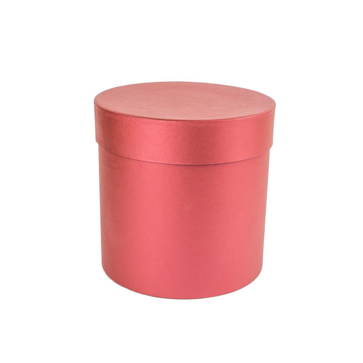 Коробка Perfectbox цилиндрическая перламутровая 16х15х15 см Вишневый (1516в12) - фото 1 Коробка Perfectbox цилиндрическая перламутровая 16х15х15 см Вишневый (1516в12) - фото 1