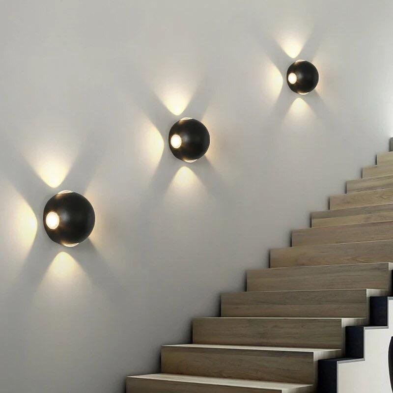 Світильник фасадний круг із 4-стороннім освітленням (9704В) - фото 2 Світильник фасадний круг із 4-стороннім освітленням (9704В) - фото 2