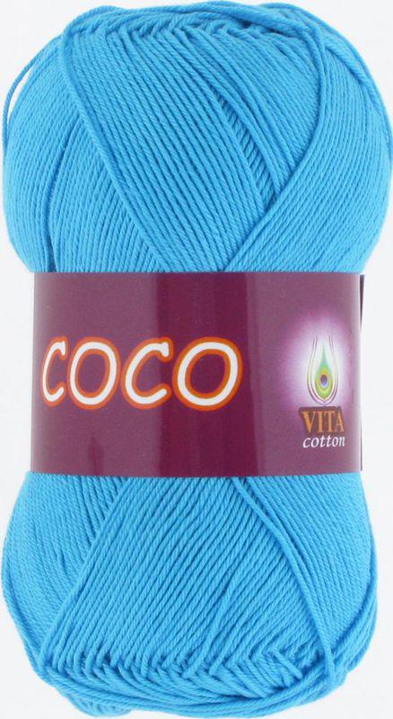 Пряжа Vita Cotton Coco 3878 голубой (3373)