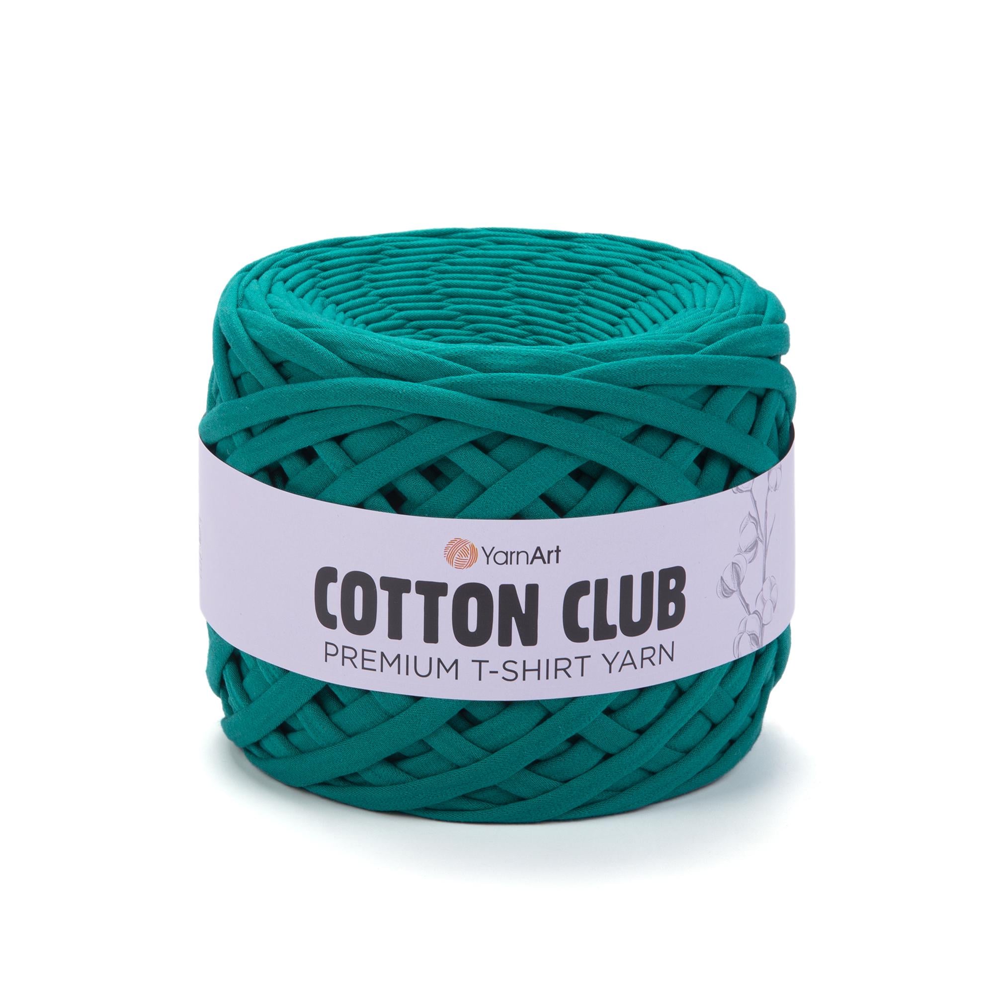 Пряжа YarnArt Cotton Club 7361 Изумрудный (7546)