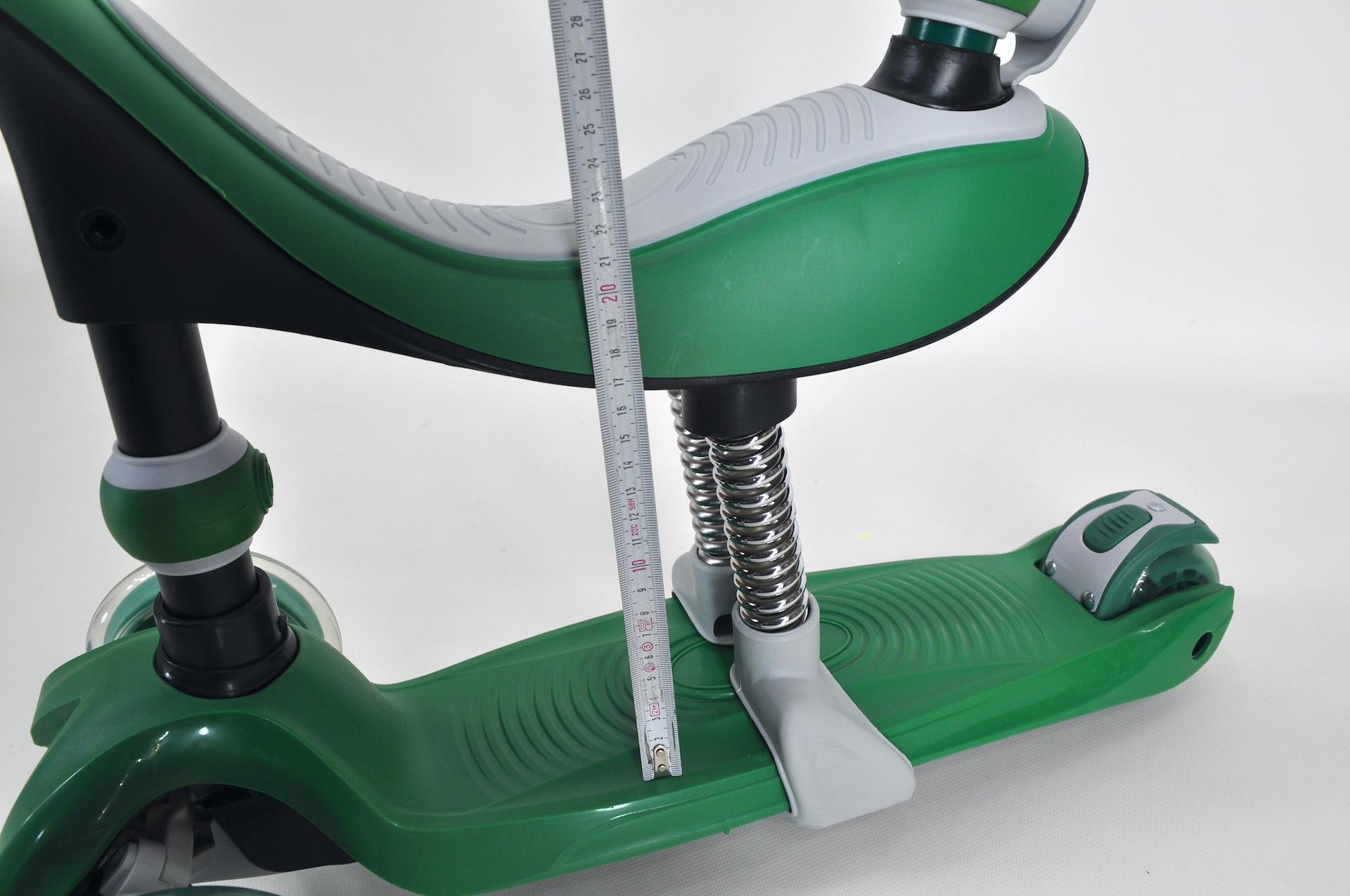 Самокат біговел Maraton Credo 3в1 дитячий триколісний з сидінням та батьківською ручкою Зелений - фото 15 Самокат біговел Maraton Credo 3в1 дитячий триколісний з сидінням та батьківською ручкою Зелений - фото 15