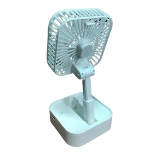 Портативный настольный мини вентилятор Mini Fan JY-1129 USB Белый - фото 3