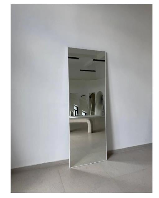 Зеркало настенное Al в алюминиевой раме 1800х700 мм Белый (29452045) Зеркало настенное Al в алюминиевой раме 1800х700 мм Белый (29452045)