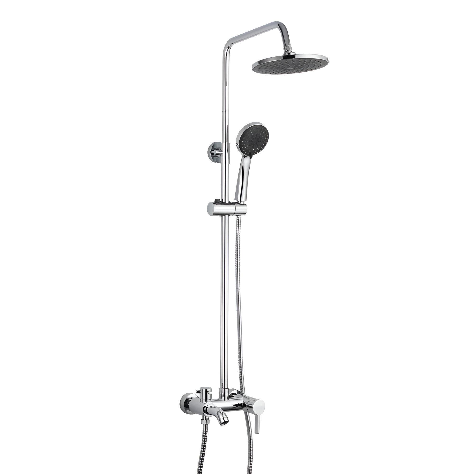 Душова система Frap F2416 з верхнім душем вилив лійка 3 режими Хром (SQ-1033763)