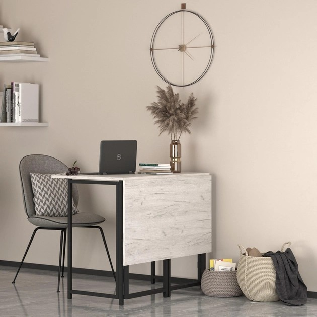 Обідній стіл трансформер Knap Knap Дуб крафт Білий (S201011004) - фото 5