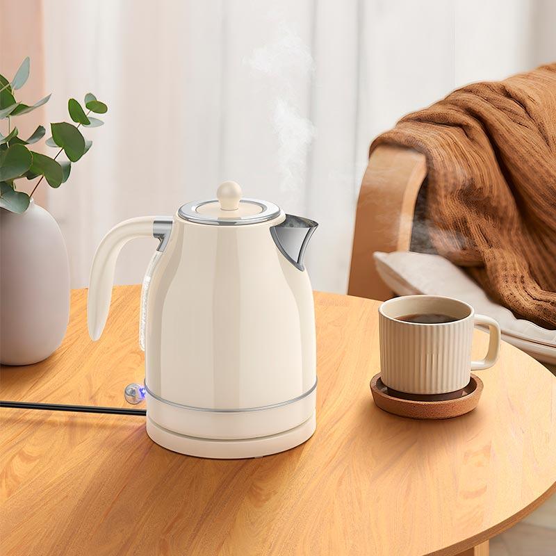 Электрочайник Hoco HE10 retro electric kettle 2200 Вт 1,7 л Белый (613303) - фото 3 Электрочайник Hoco HE10 retro electric kettle 2200 Вт 1,7 л Белый (613303) - фото 3