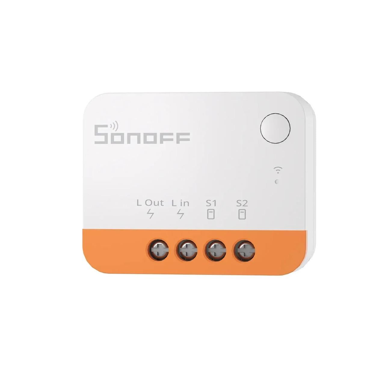 Перемикач-реле одноканальне без нульової лінії SONOFF Zigbee Smart Switch ZBMINIL2 Extreme No Neutral Required White
