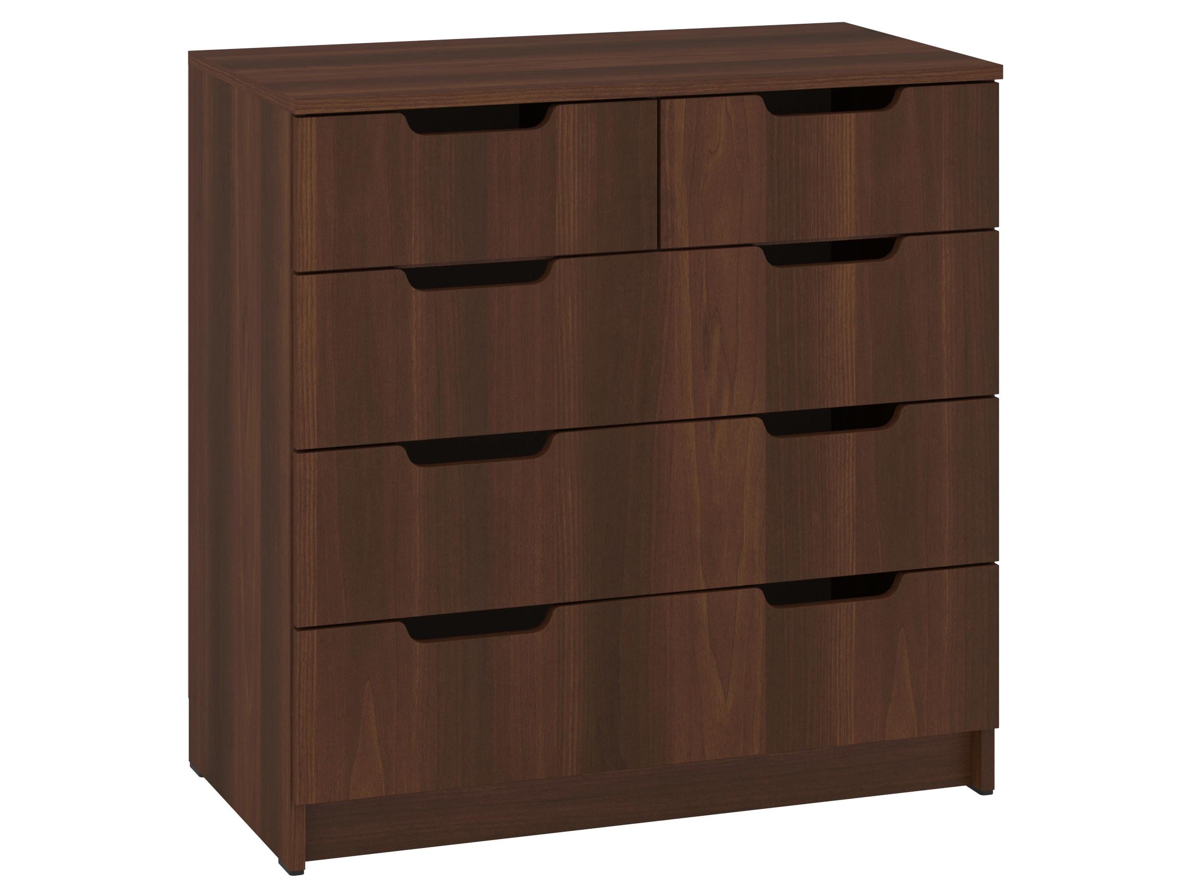 Комод с ящиками PEHOTIN ЭКО К-3+2 ДСП 80х43х80 см Орех (PN-100480)
