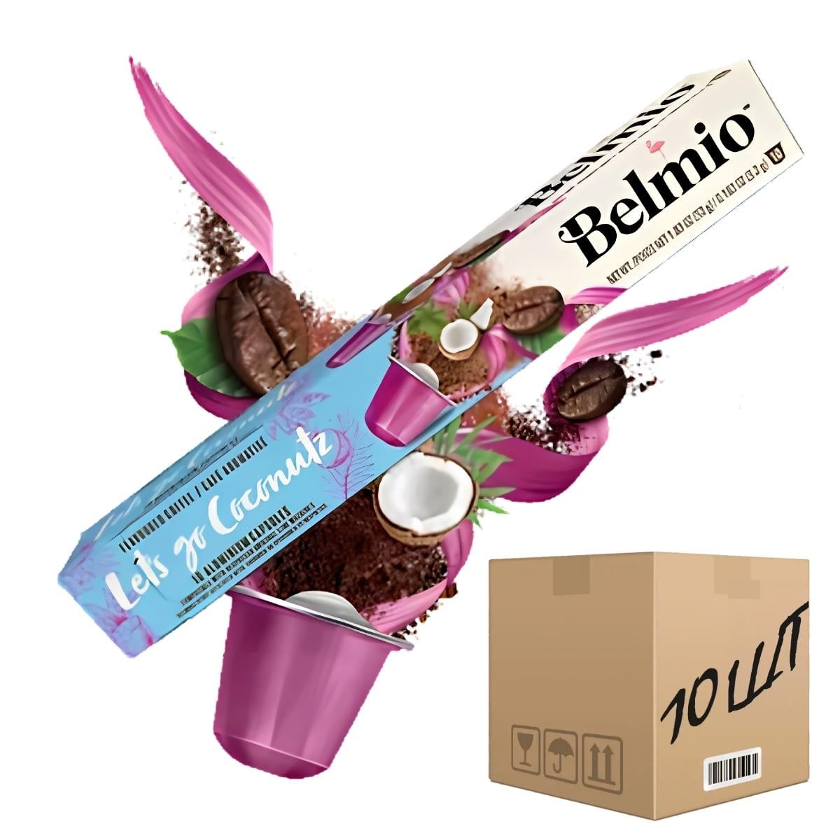 Кава в капсулах Nespresso Belmio Let s go Coconutz 10 шт. ящик 10 шт. (setBij10000511) Кава в капсулах Nespresso Belmio Let s go Coconutz 10 шт. ящик 10 шт. (setBij10000511)