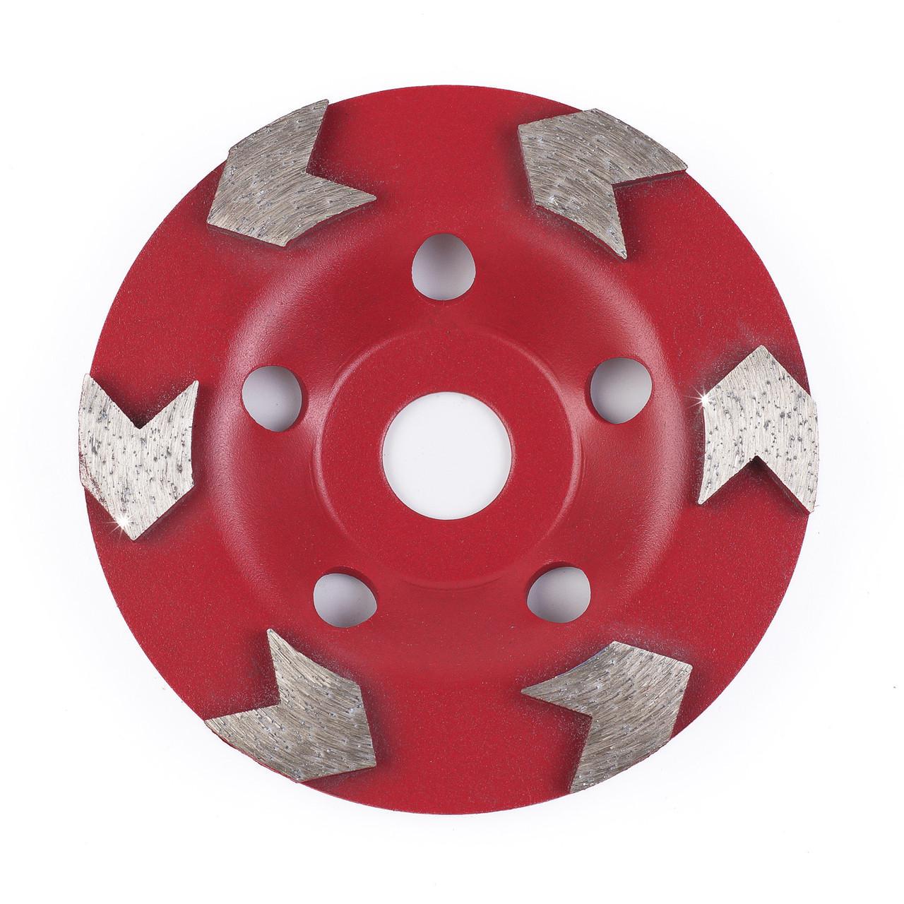 Чашка шліфувальна алмазна TOMAX 125 мм по бетону стрілка (2794897578)