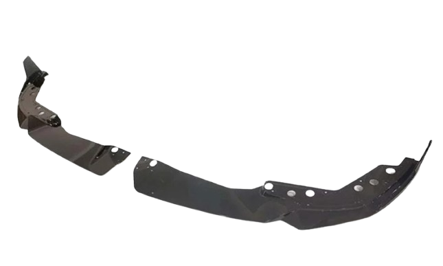 Накладка передняя DPT V-2 для 2022 года. M Technic DPT для BMW 3 G20/21 2018- гг. пластик Черный глянец (146949)