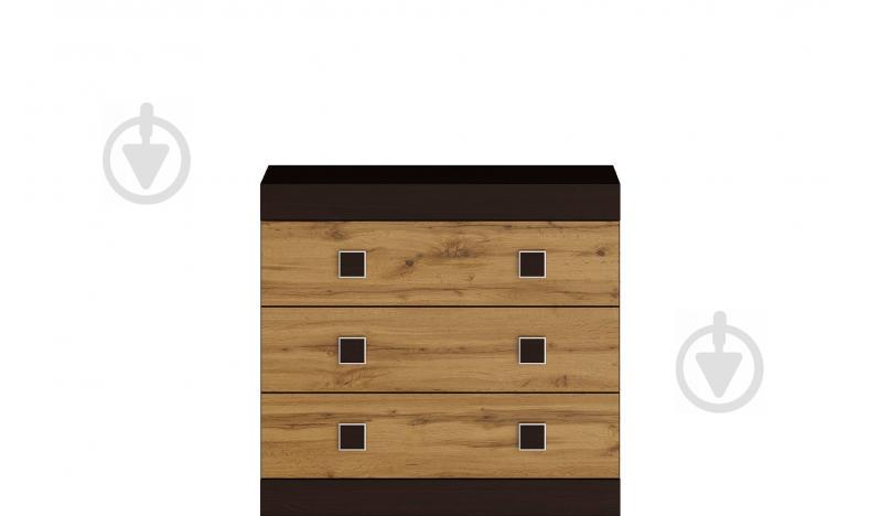 Комод Эверест на 3 ящика Соната-1 венге темный + аппалачи  (EVR-2045)