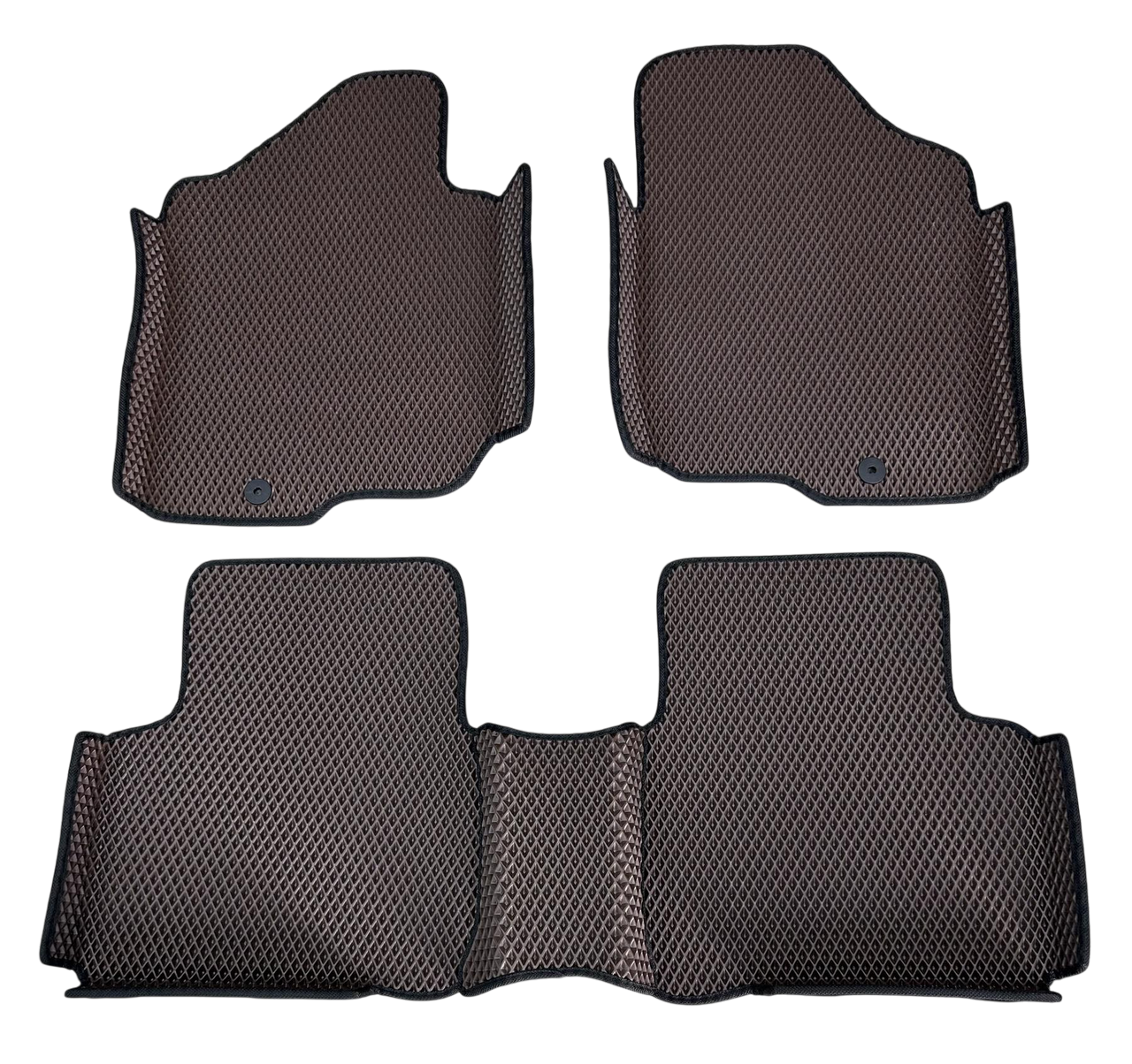 Коврики EVA с бортиками в салон для Kia Carens МКПП 2006-2012 гг. Черный (1984984112) Коврики EVA с бортиками в салон для Kia Carens МКПП 2006-2012 гг. Черный (1984984112)