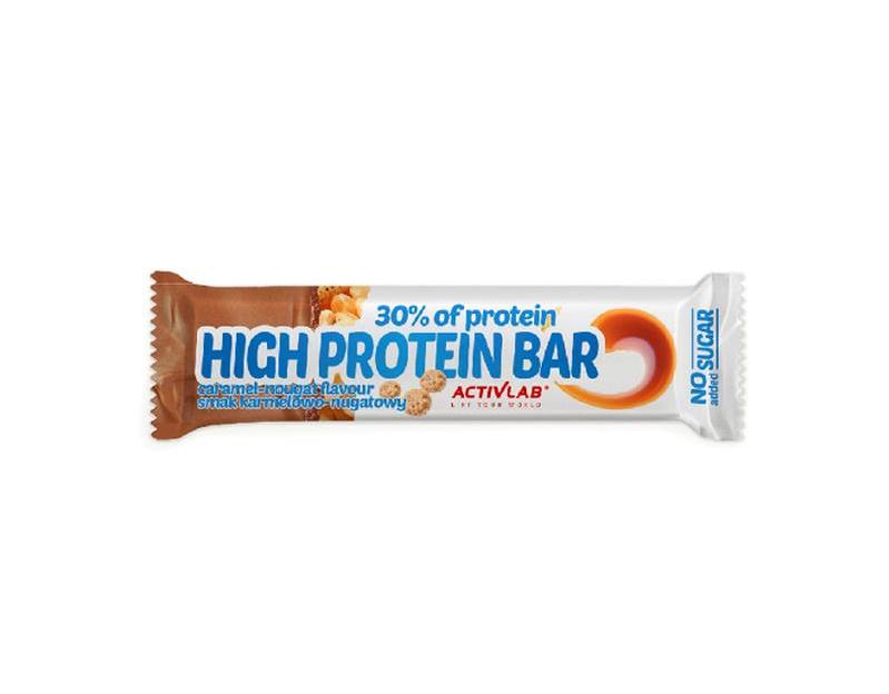 Протеїновий батончик Activlab High Whey Protein Bar 46 г Nougat Caramel