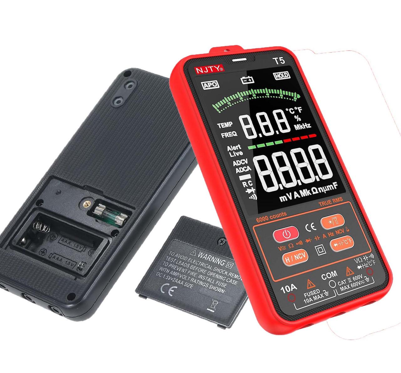 Мультиметр цифровой с дисплеем 4600V 10А с прозвонкой и поиском NCV/True RMS - фото 5 Мультиметр цифровой с дисплеем 4600V 10А с прозвонкой и поиском NCV/True RMS - фото 5