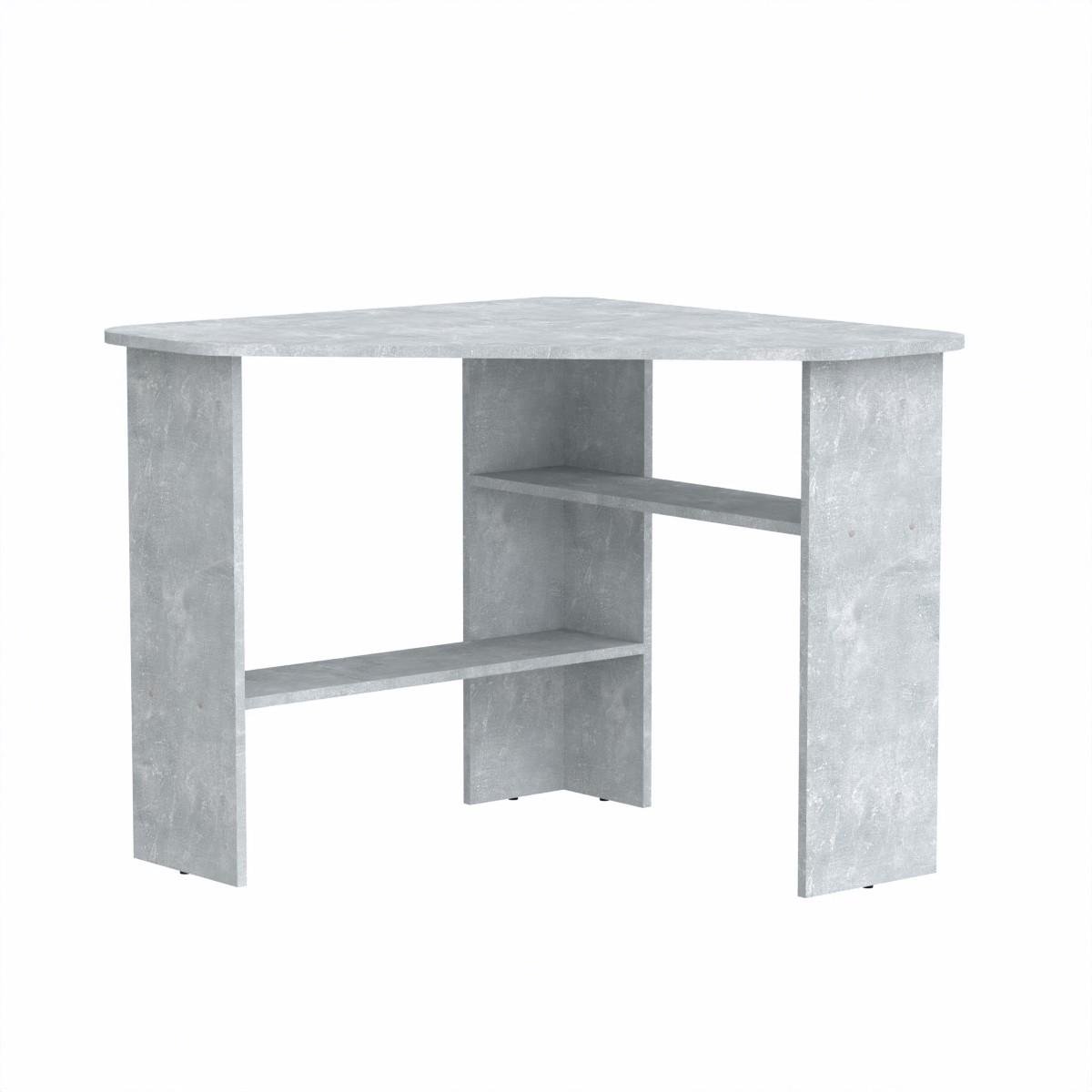 Стіл письмовий Компаніт Учень 2 90х90х75 см Бетон (66f00be4e46f9163b5262a55)
