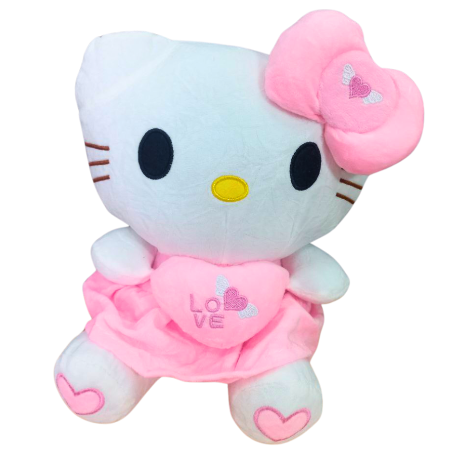 Мягкая игрушка плюшевая Hello Kitty с сердечком 30 см (9059/30)