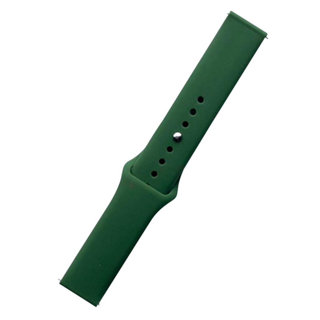 Ремешок универсальный Silicone Band для Xiaomi Amazfit Bip 20 мм Army Green