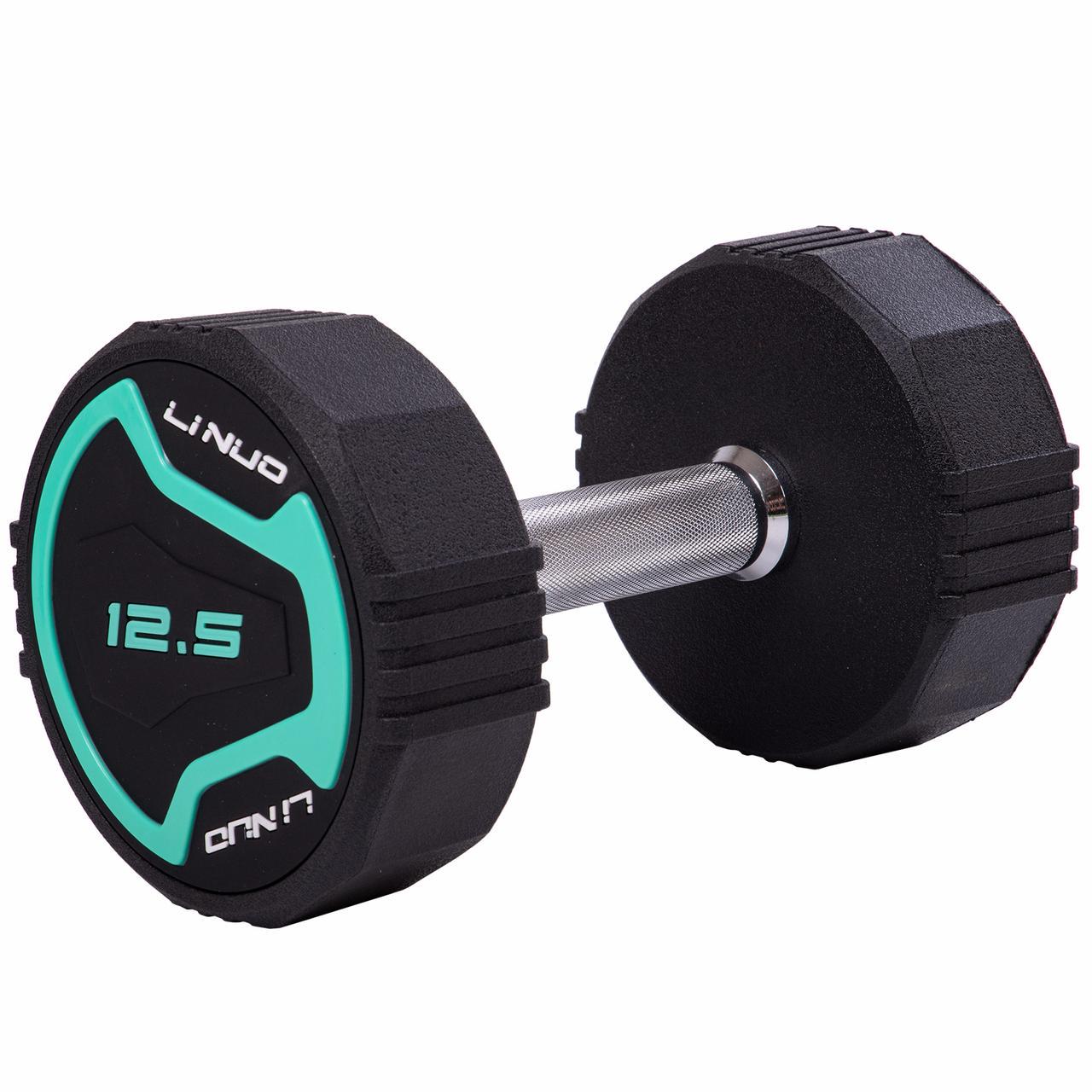 Гантель цільна професійна Li Nuo GA-3614-12,5 12,5 кг (18258282) - фото 1